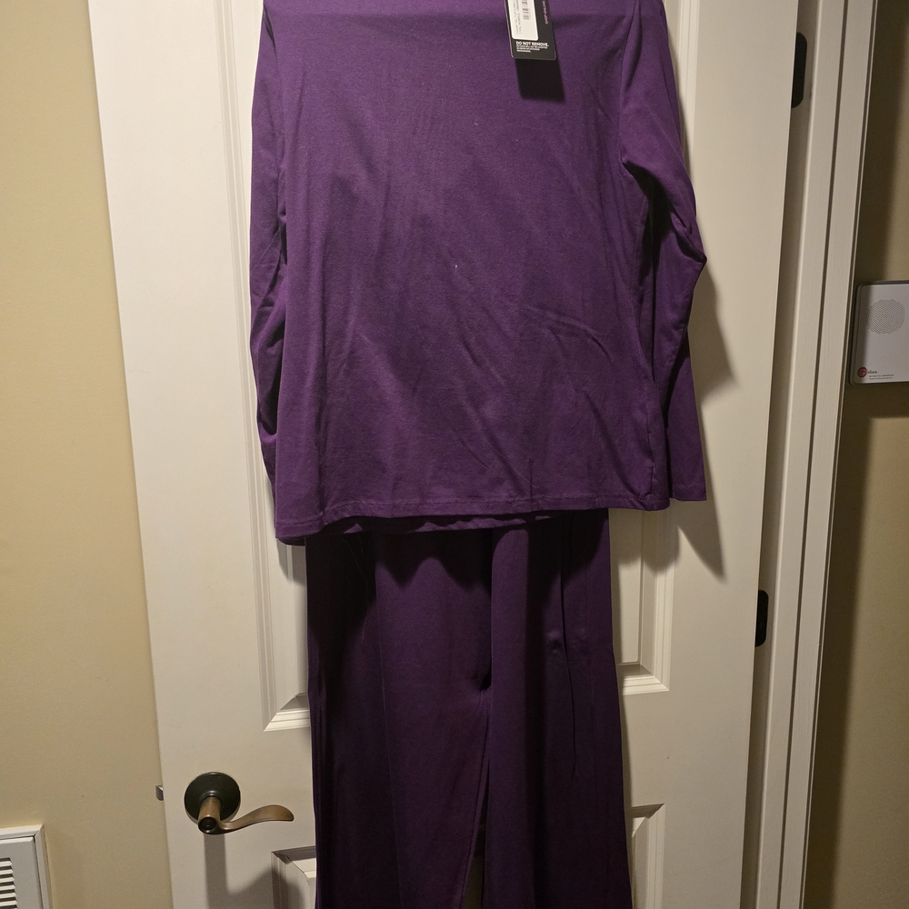 Rebdolls Deep Purple Top & Pants Set
